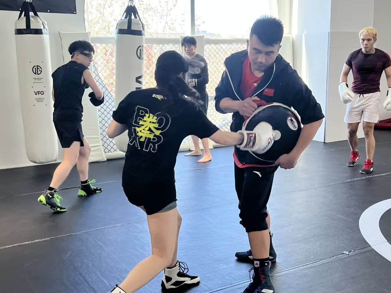 Boxing training at AC5 MMA